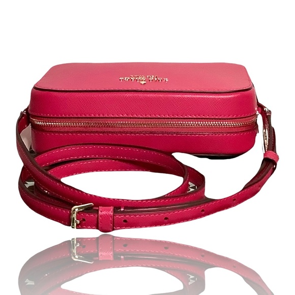 Kate Spade Staci Mini Camera Bag Crossbody, Pink Ruby, NEW WITH TAGS - Picture 7 of 13